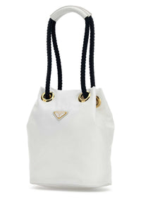 PRADA Prada Women White Re-Nylon Prada Mariner Bucket Bag