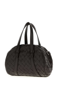 Bottega Veneta Men Black Leather Handbag