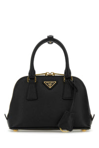 Prada Women Black Leather Handbag
