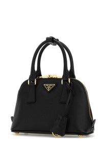 Prada Women Black Leather Handbag