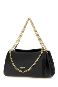 Prada Women Black Nappa Leather Small Prada Tumulte Handbag