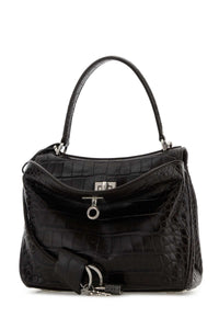 Balenciaga Women Brown Leather Mini Rodeo Handbag