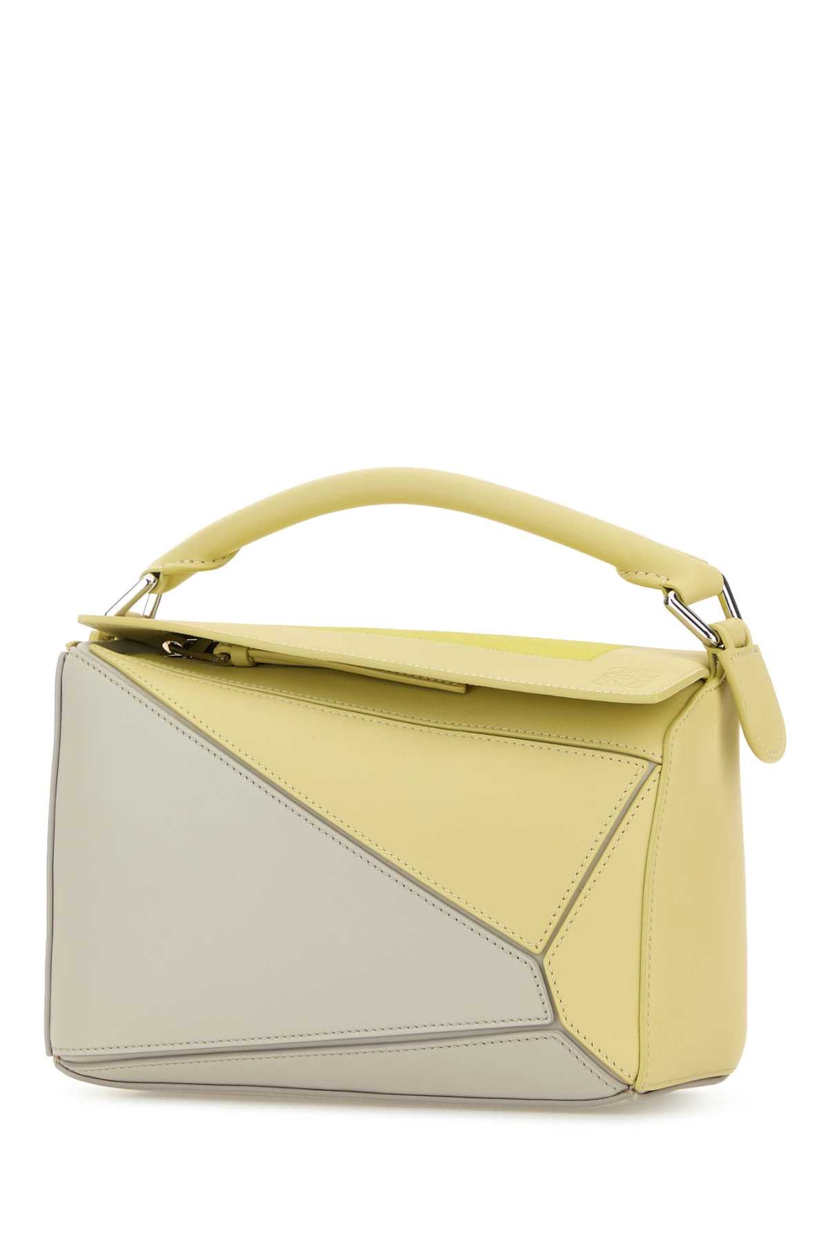 Loewe Women Multicolor Leather Loewe X Josef And Anni Albers Small Puzzle Handbag