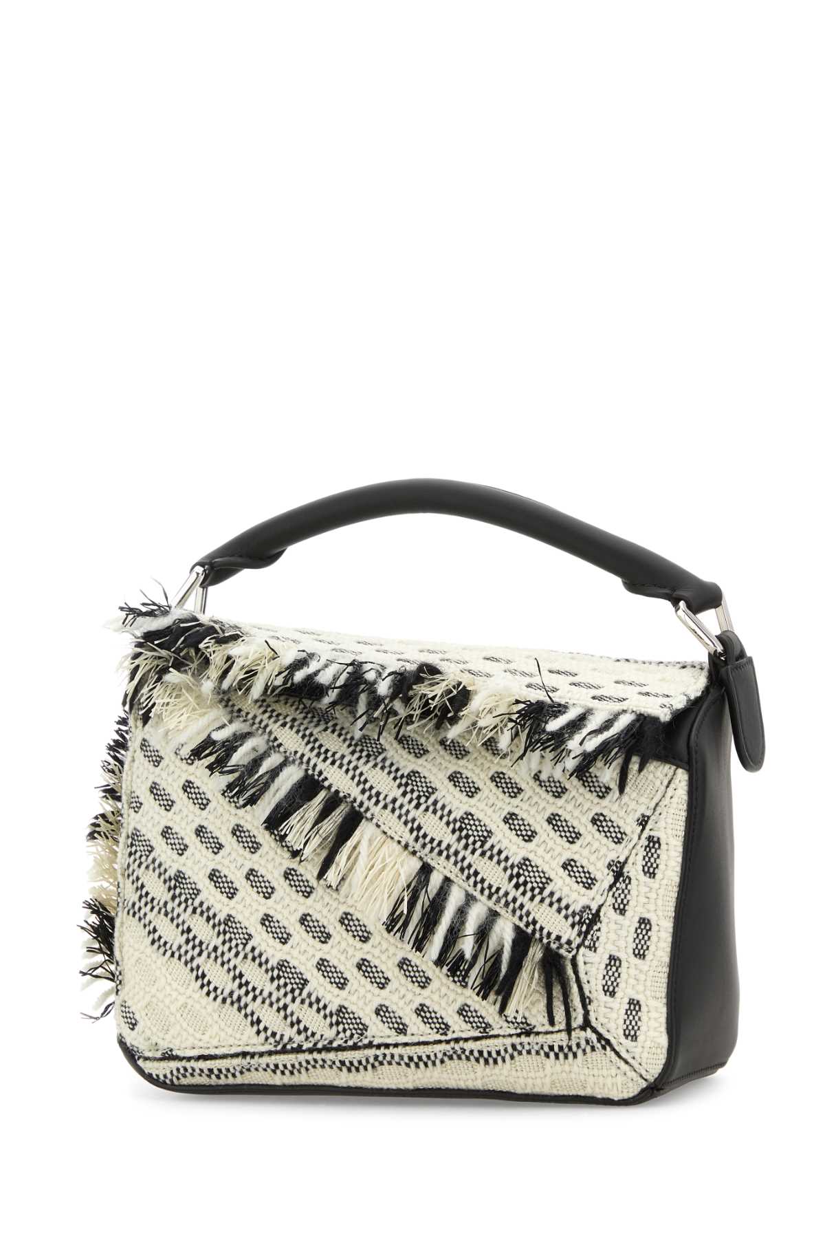 Loewe Women Two-Tone Fabric Puzzle Handbag