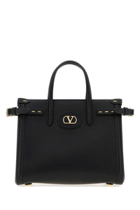 VALENTINO GARAVANI Valentino Garavani Women Black Leather Antibes Handbag