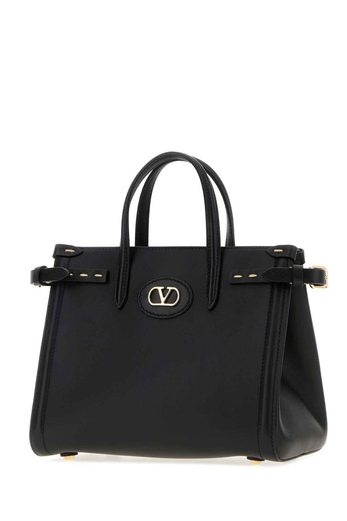 VALENTINO GARAVANI Valentino Garavani Women Black Leather Antibes Handbag