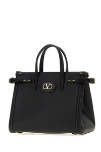 VALENTINO GARAVANI Valentino Garavani Women Black Leather Antibes Handbag