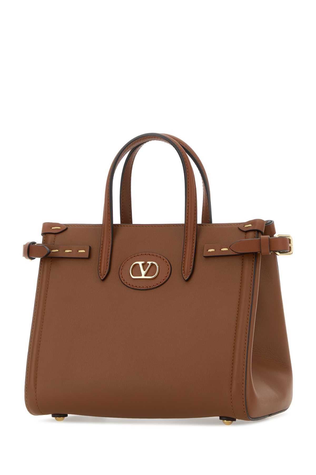 VALENTINO GARAVANI Valentino Garavani Women Brown Leather Antibes Handbag