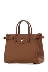 VALENTINO GARAVANI Valentino Garavani Women Brown Leather Antibes Handbag
