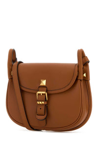 VALENTINO GARAVANI Valentino Garavani Women Caramel Leather Flaneuse Crossbody Bag