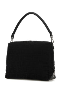 Fendi Men Black Nylon Large Fendi Lui Handbag
