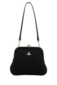 Vivienne Westwood Women Black Fabric Shoulder Bag