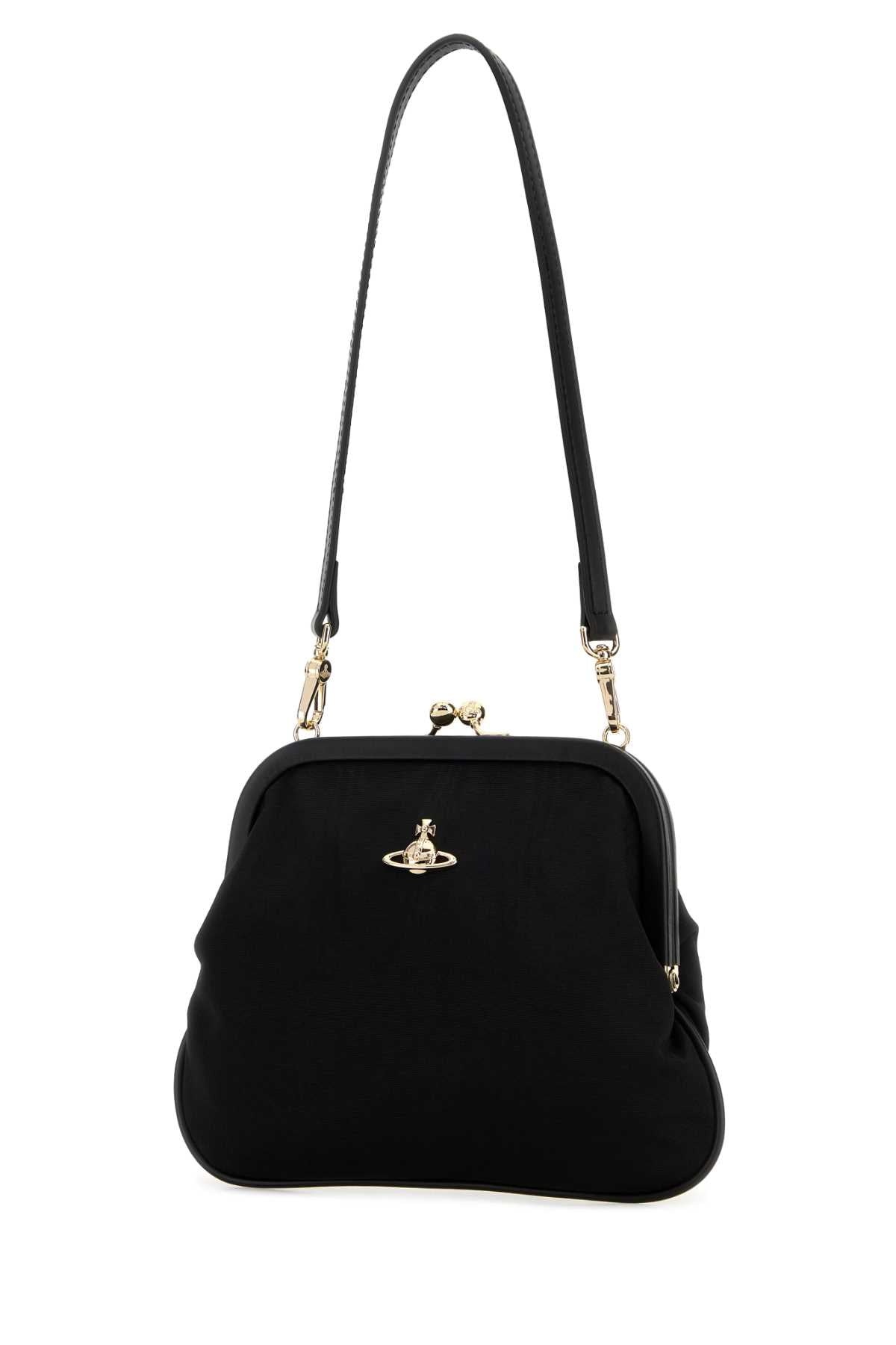 Vivienne Westwood Women Black Fabric Shoulder Bag