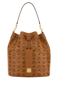 MCM Mcm Women Printed Canvas Large Dessau Bucket Bag