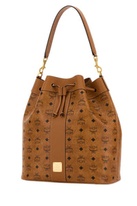 MCM Mcm Women Printed Canvas Large Dessau Bucket Bag