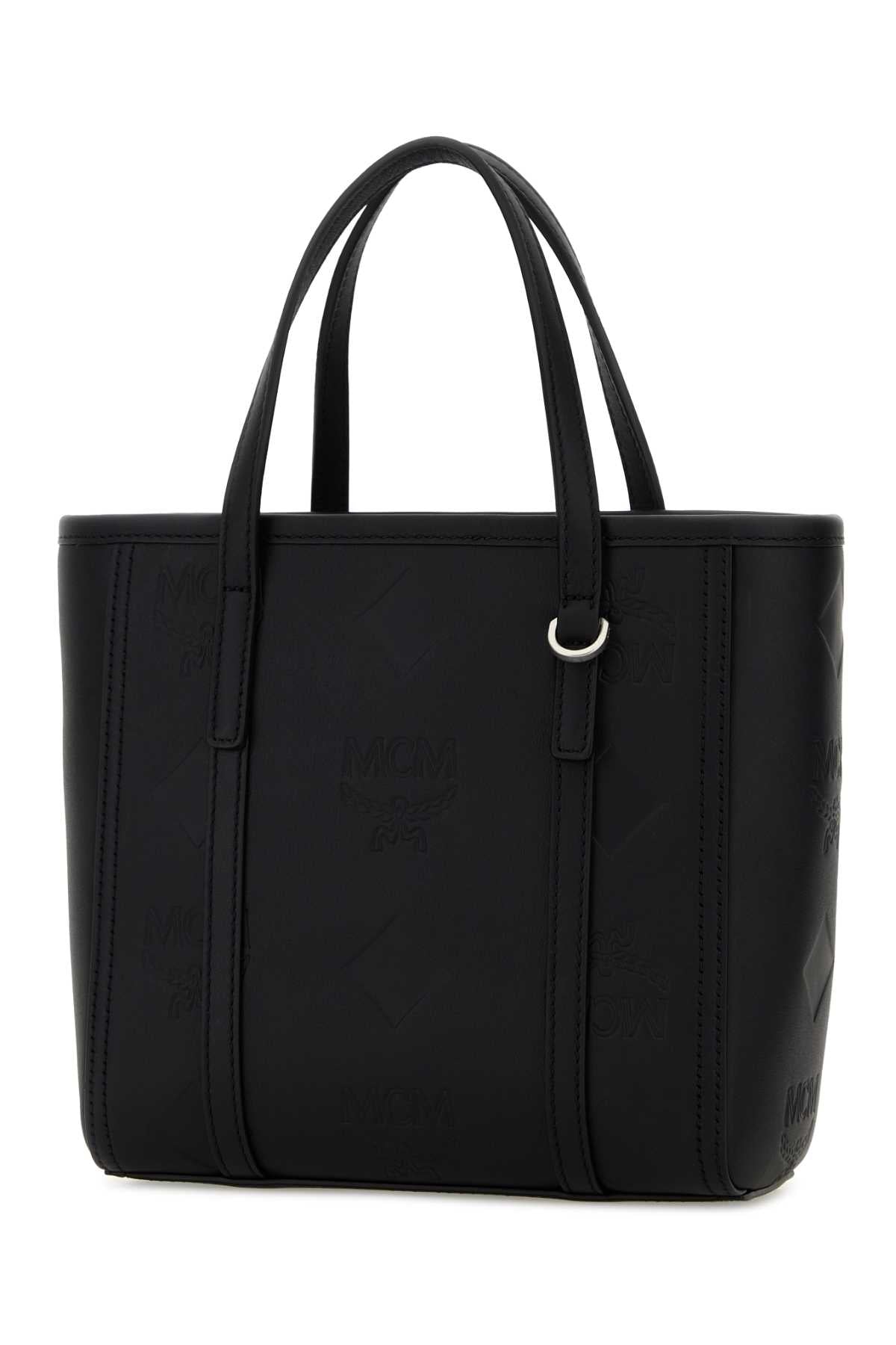 MCM Mcm Women Black Leather Mini Toni Handbag