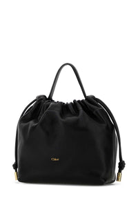 Chloe Women Black Leather Mini Chloe Icons Handbag