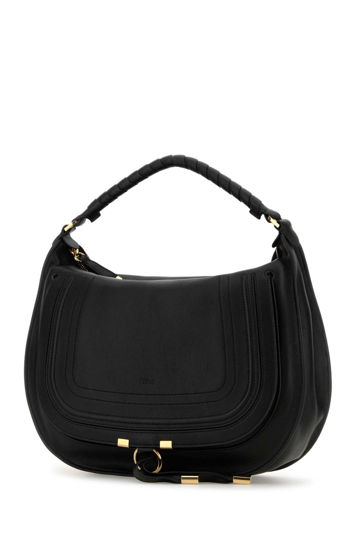 CHLOE Chloe Women Black Leather Marcie Shoulder Bag