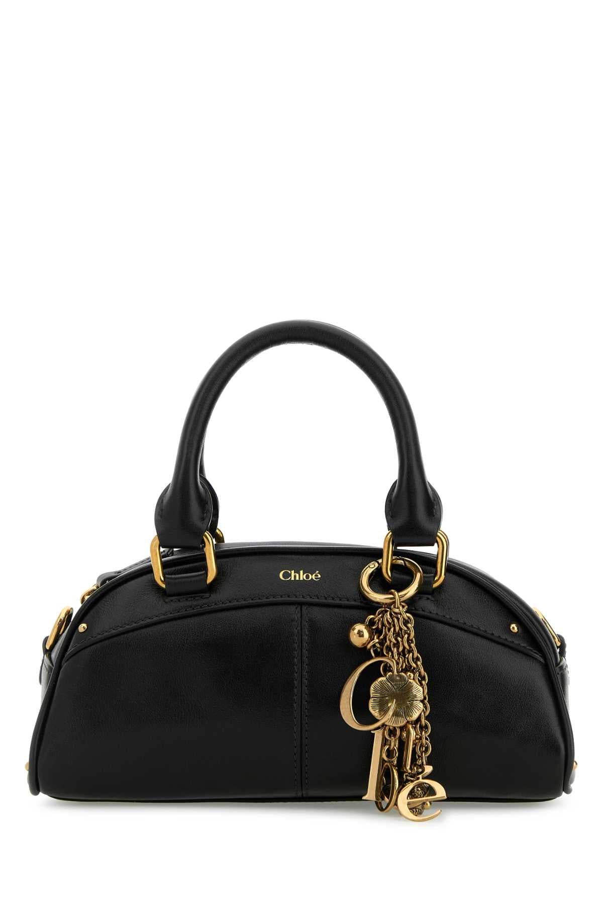 CHLOE Chloe Women Black Small Leather Bowling Chloe Small Handbag