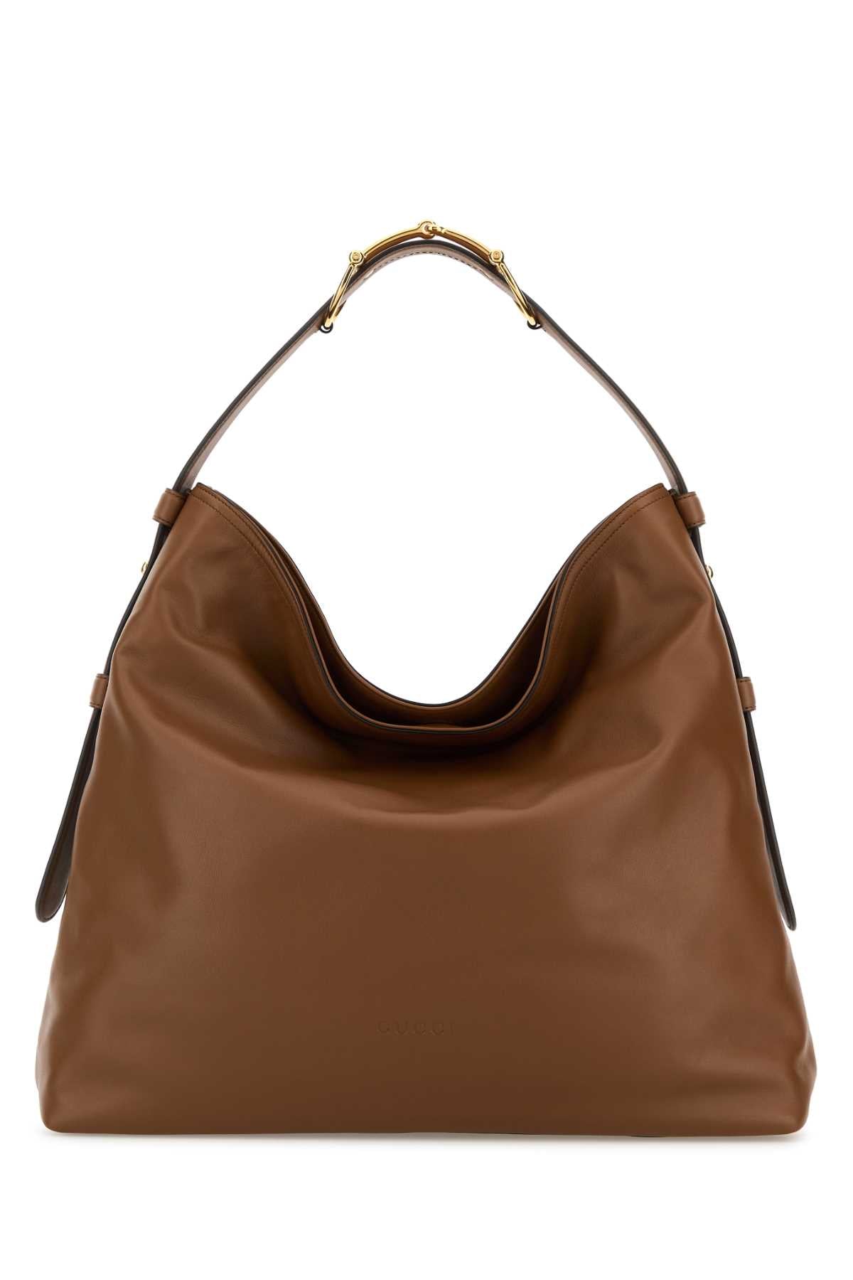 Gucci Women Caramel Leather Large Gucci Beatrix Shopping Bag