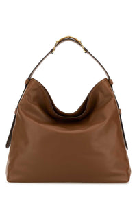 Gucci Women Caramel Leather Large Gucci Beatrix Shopping Bag