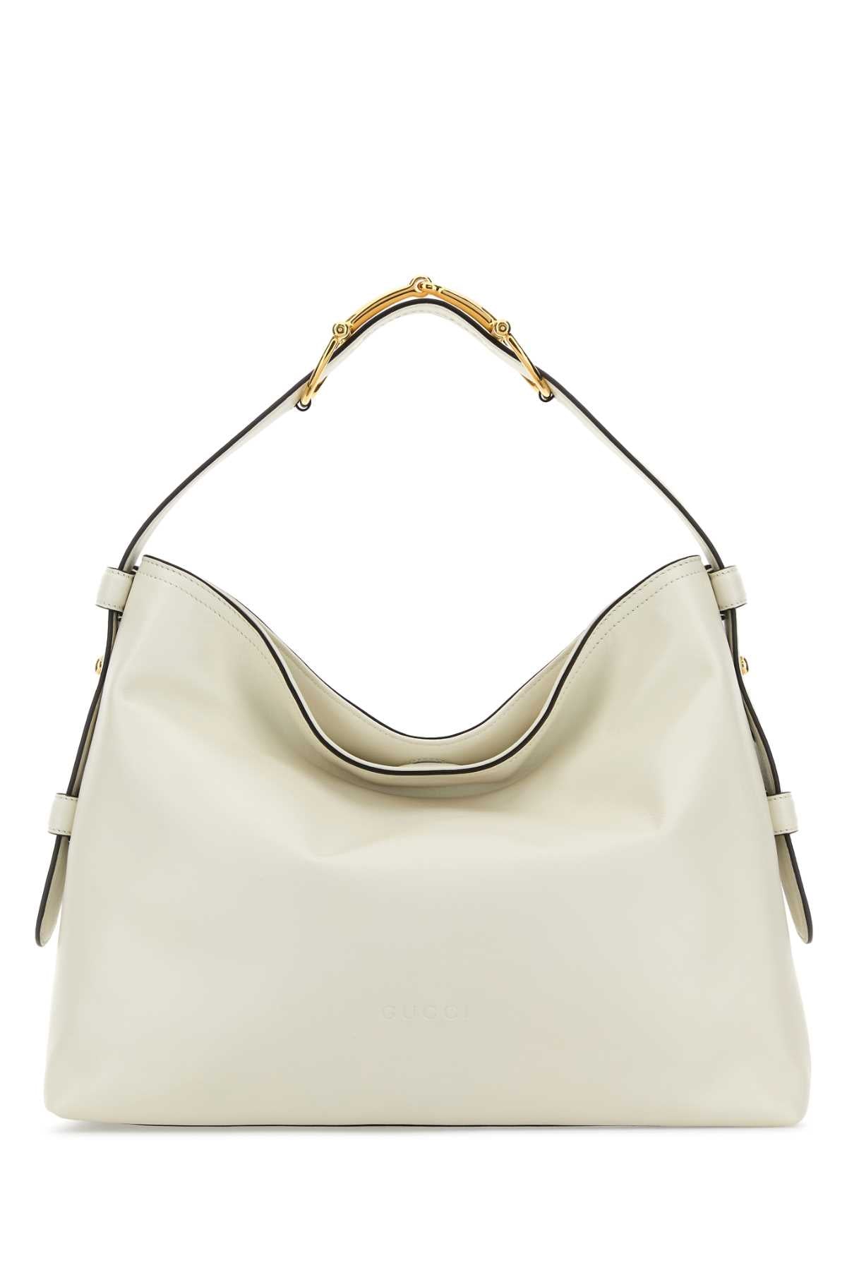 Gucci Women White Leather Medium Gucci Beatrix Shopping Bag