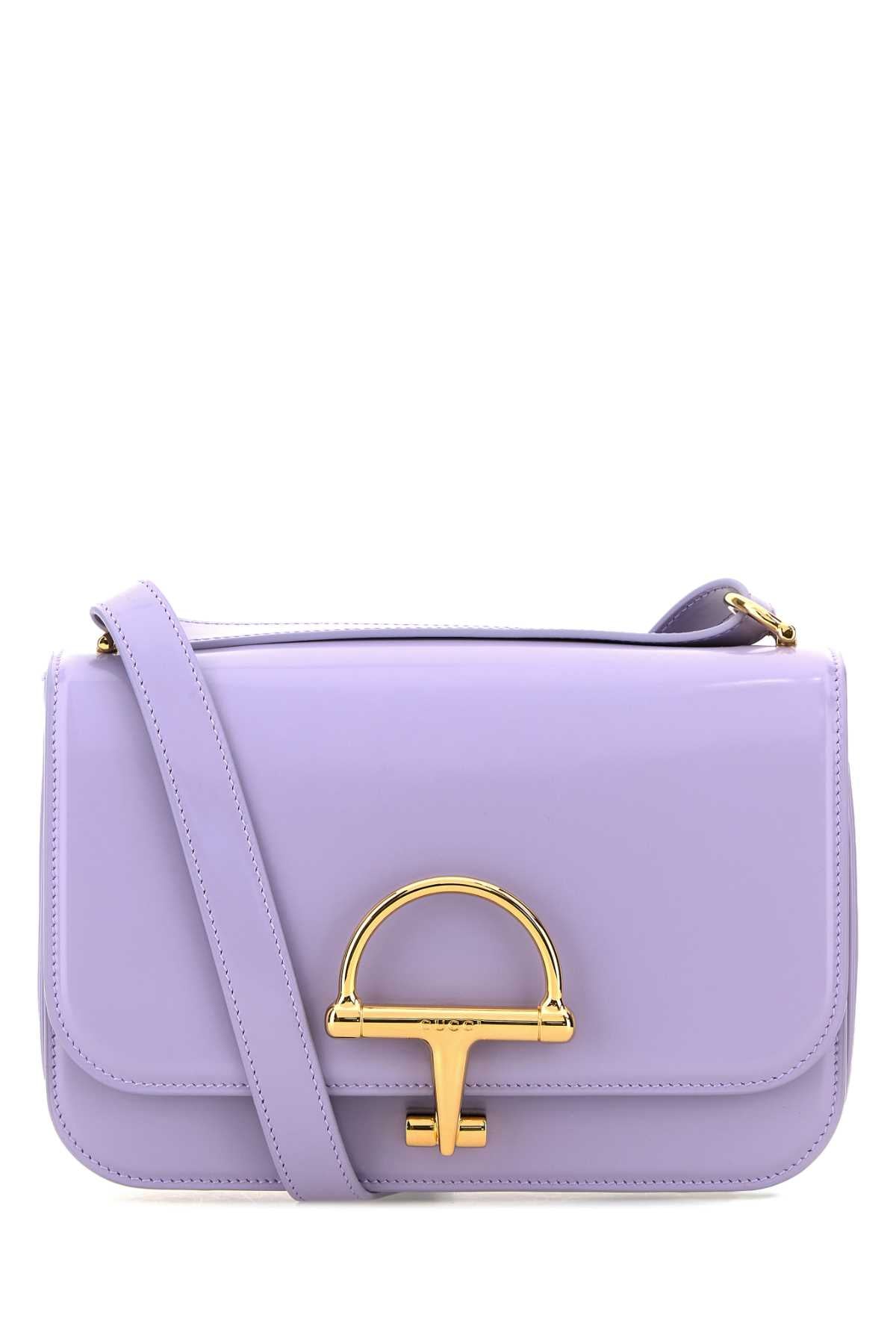 GUCCI Gucci Women Lilac Leather Small Gucci Siena Shoulder Bag
