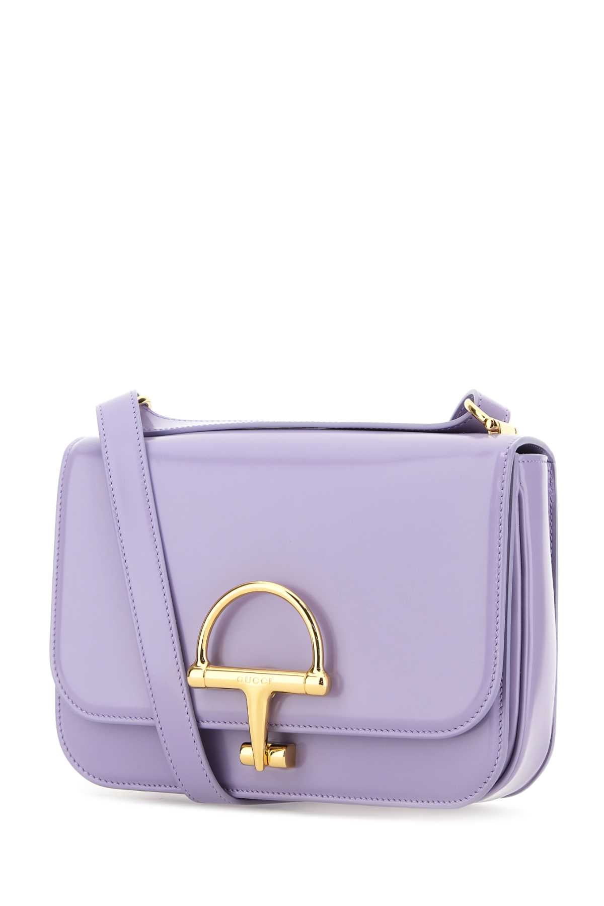 GUCCI Gucci Women Lilac Leather Small Gucci Siena Shoulder Bag