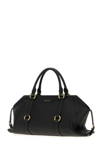ALEXANDER MCQUEEN Alexander Mcqueen Women Black Leather Medium Farringdon Handbag
