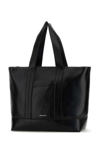 ALEXANDER MCQUEEN Alexander Mcqueen Men Black Leather Shopping Bag