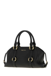 ALEXANDER MCQUEEN Alexander Mcqueen Women Black Leather Small Farringdon Handbag