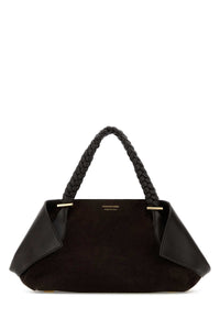 SALVATORE FERRAGAMO Salvatore Ferragamo Women Dark Brown Suede Handbag