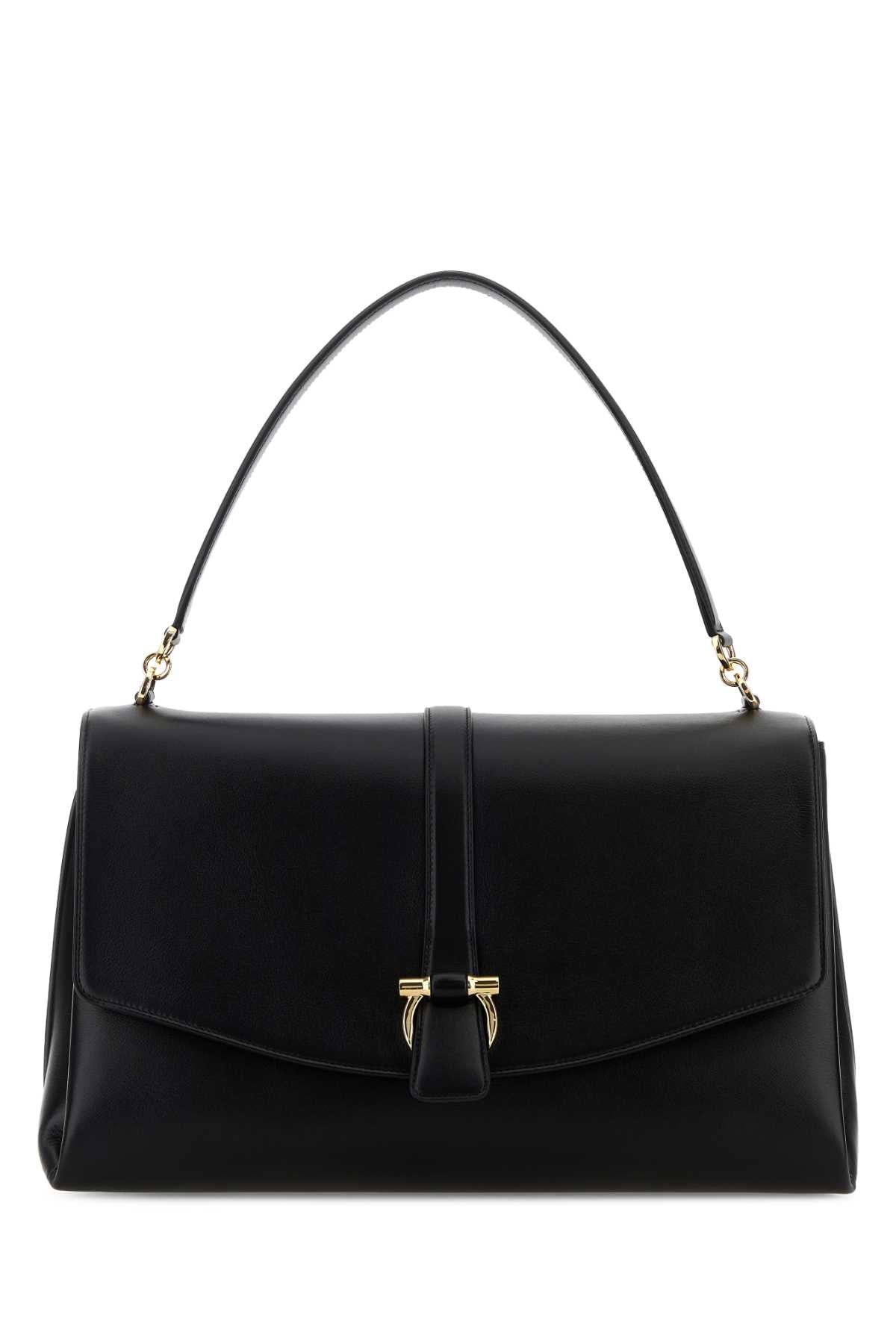 SALVATORE FERRAGAMO Salvatore Ferragamo Women Black Leather Shoulder Bag