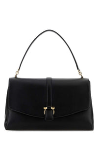 SALVATORE FERRAGAMO Salvatore Ferragamo Women Black Leather Shoulder Bag
