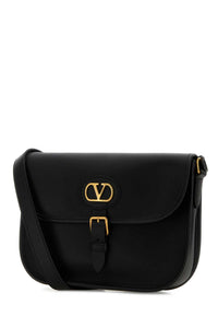 Valentino Garavani Men Black Leather Antibes Crossbody Bag