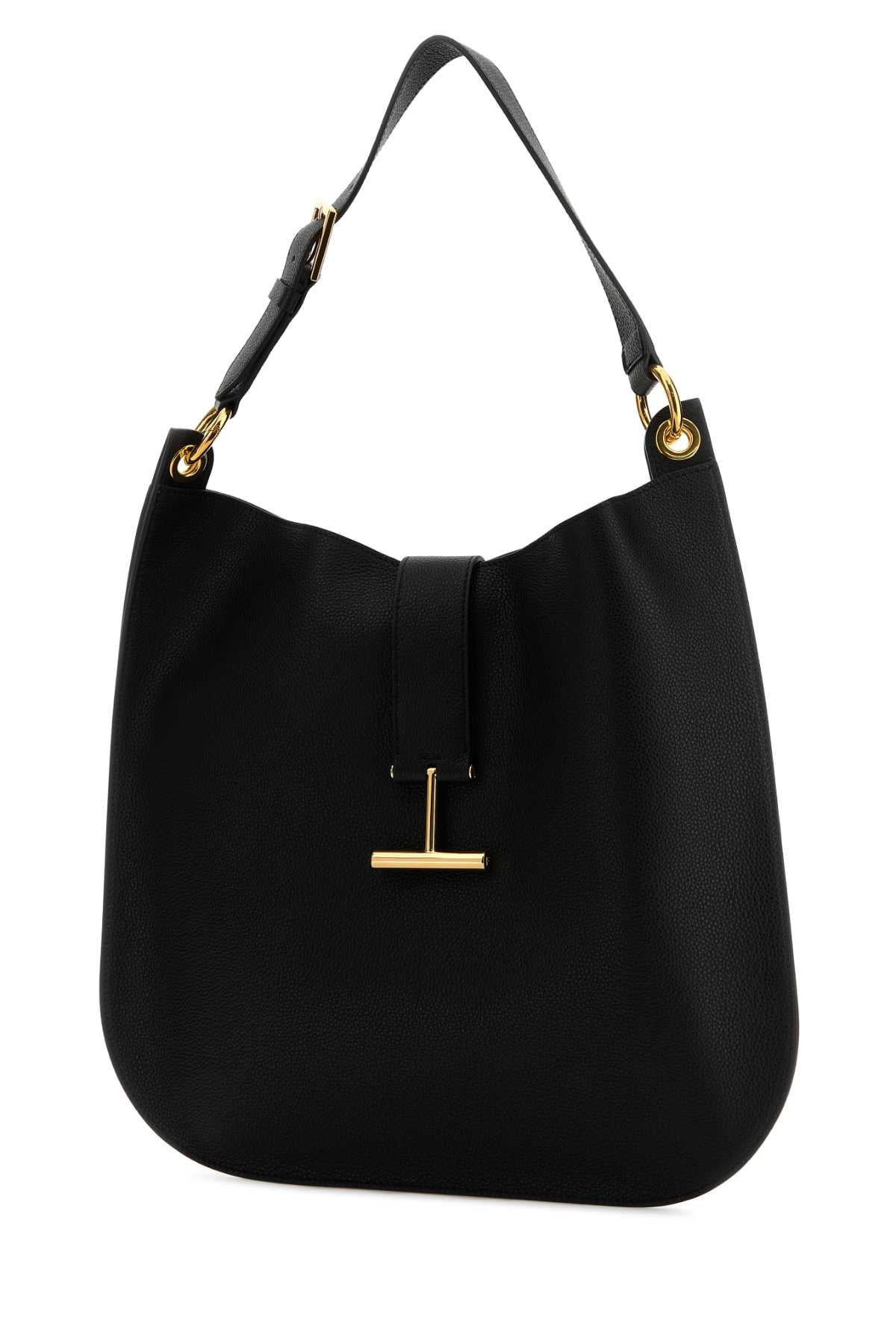 TOM FORD Tom Ford Women Black Leather Shoulder Bag
