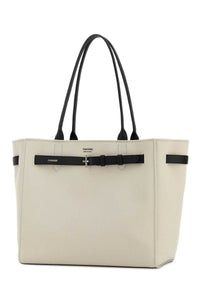 TOM FORD Tom Ford Women Ivory Canvas Shopping Bag