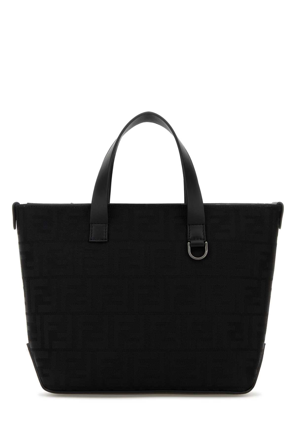 Fendi Men Black Canvas Handbag