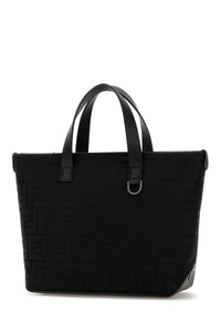 Fendi Men Black Canvas Handbag