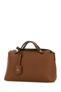Fendi Women Caramel Leather Medium By The Way Reversible Handbag