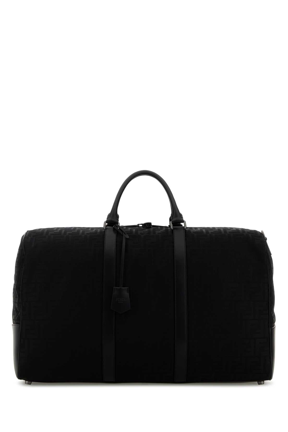 FENDI Fendi Men Black Fabric Large Ff Travel Bag