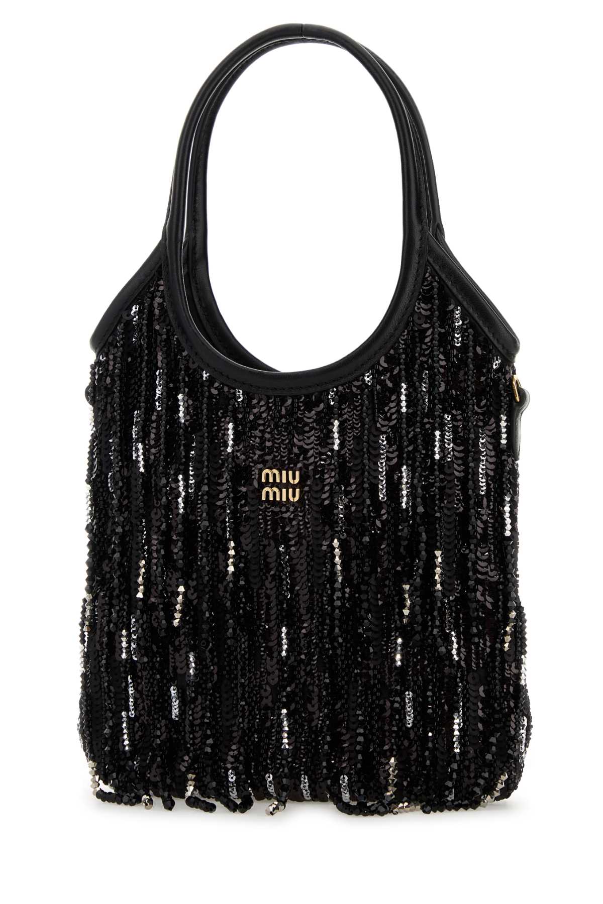 Miu Miu Women Embellished Fabric Handbag