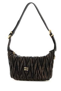Miu Miu Women Dark Brown Leather Handbag
