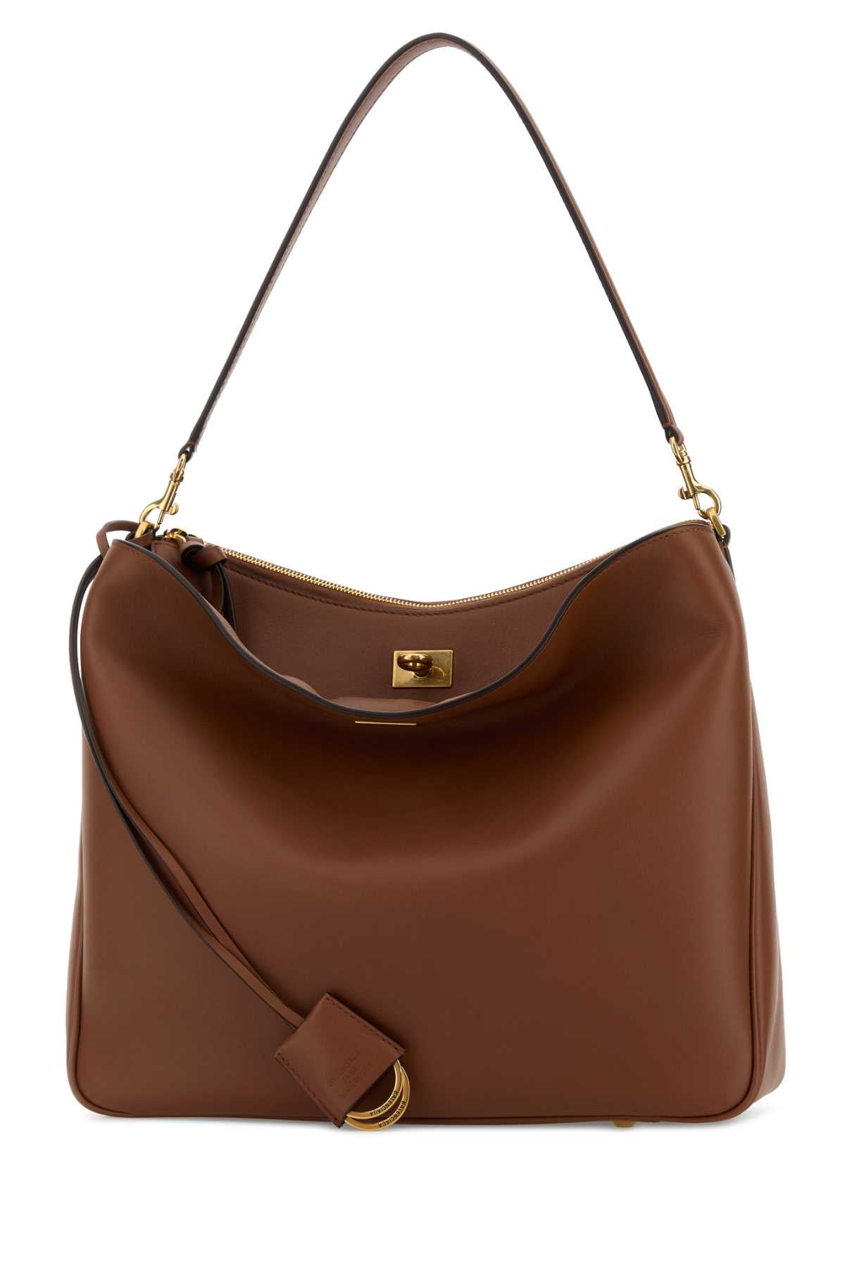 BALENCIAGA Balenciaga Women Caramel Leather Medium Rodeo Handbag