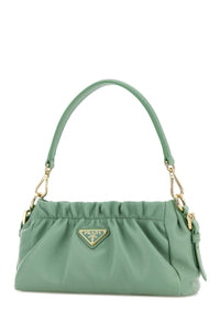 Prada Women Mint Green Nappa Leather Handbag