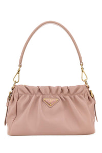 Prada Women Pink Nappa Leather Handbag