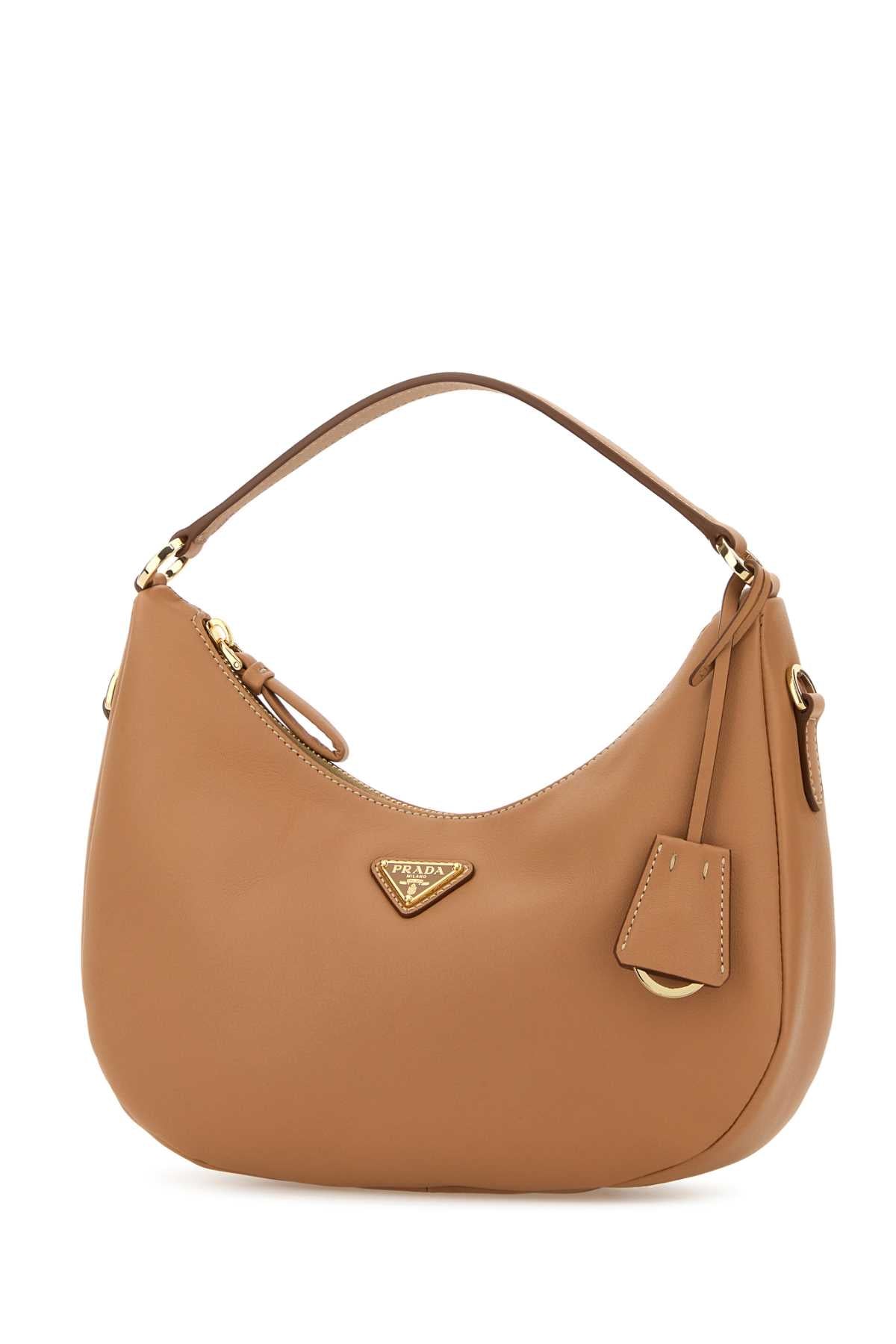 Prada Women Camel Leather Handbag – Bluefly