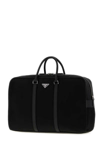 PRADA Prada Men Black Re-Nylon Travel Bag