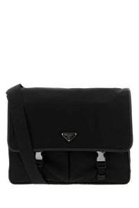 Prada Men Black Canvas Shopping Bag