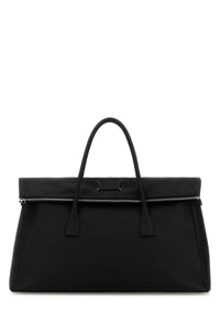 MAISON MARGIELA Maison Margiela Women Black Leather 5Ac Travel Bag